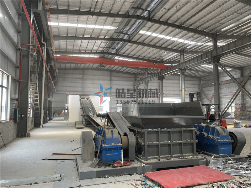 偏远地区方案：在没有三相电的场地，如何用柴油机驱动金属撕碎机生产线实现稳定生产？